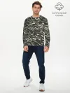 Мужской лонгслив базовый / Камуфляж - Вован