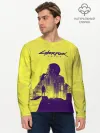 Мужской лонгслив базовый / Cyberpunk 2077