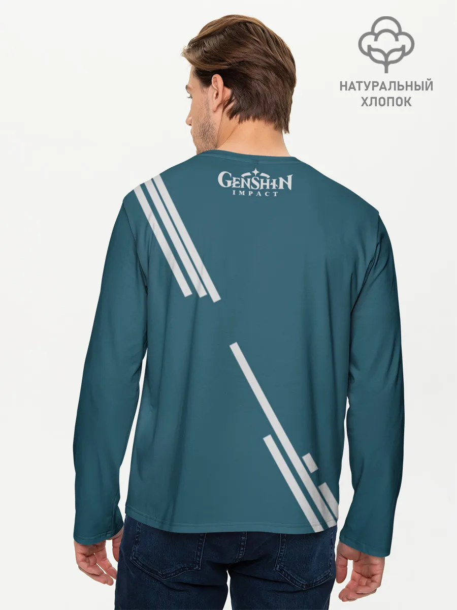 Мужской лонгслив базовый / Кэйа - Genshin Impact