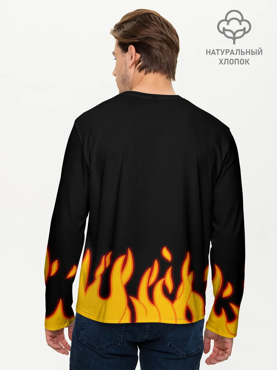 Мужской лонгслив базовый / Александр