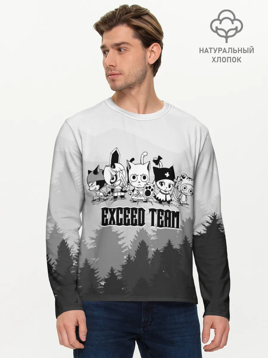 Мужской лонгслив базовый / Exceed Team