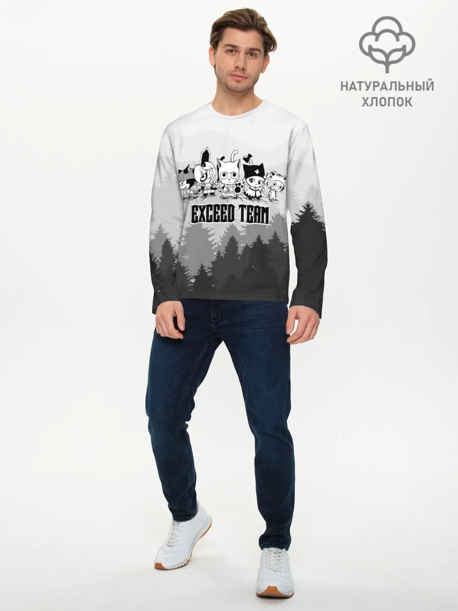Мужской лонгслив базовый / Exceed Team