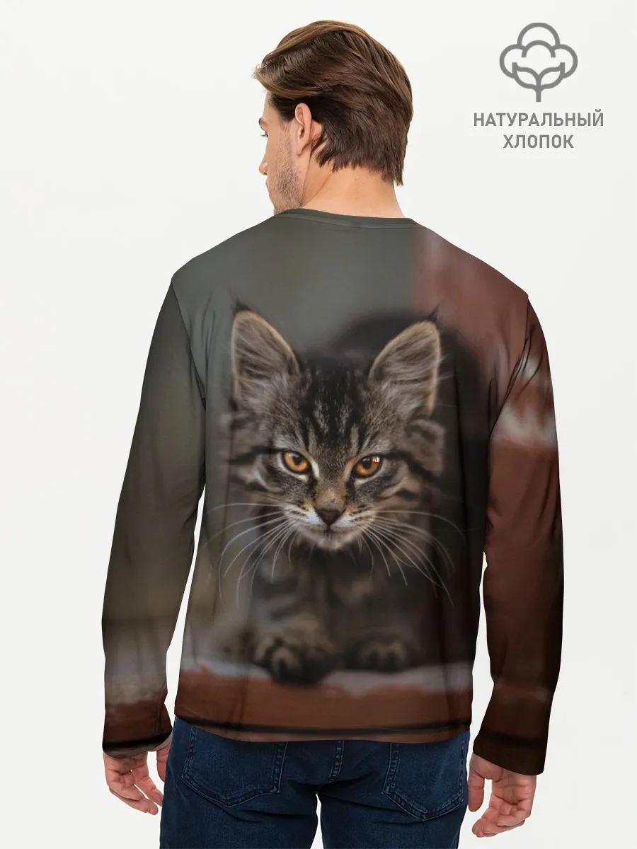 Мужской лонгслив базовый / мой внутренний зверь