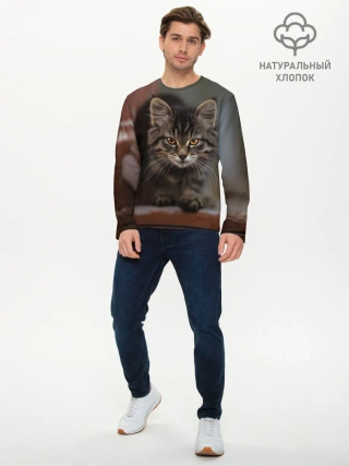 Мужской лонгслив базовый / мой внутренний зверь