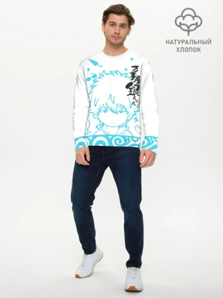 Мужской лонгслив базовый / Самурай Гинтоки