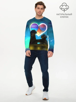 Мужской лонгслив базовый / Ваня Дмитриенко Венера-Юпитер