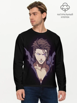 Мужской лонгслив базовый / Блич герой