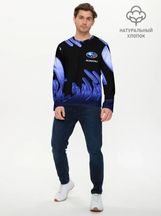 Мужской лонгслив базовый / Subaru