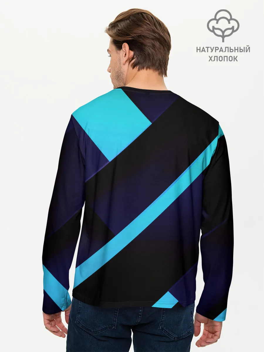 Мужской лонгслив базовый / Mercedes Benz