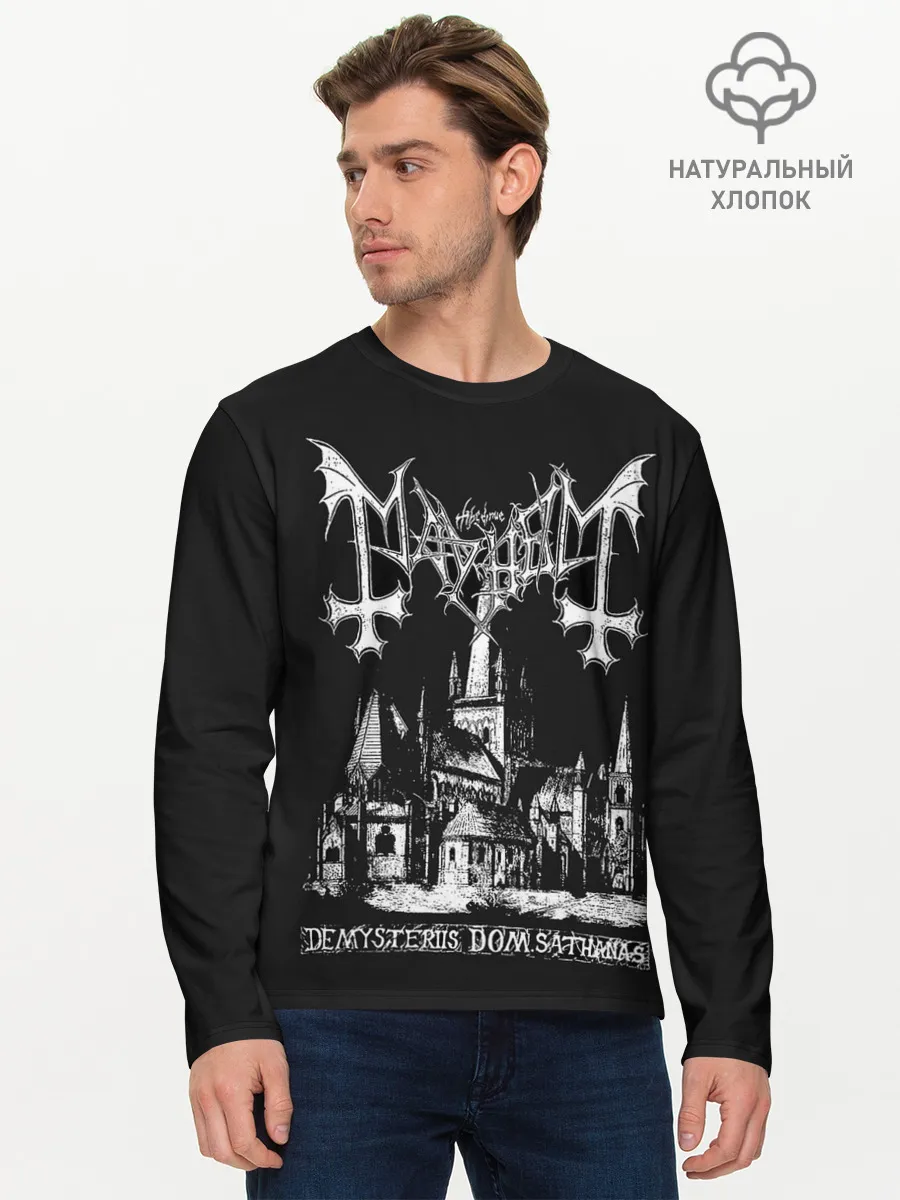 Мужской лонгслив базовый / Mayhem