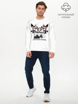 Мужской лонгслив базовый / Mayhem
