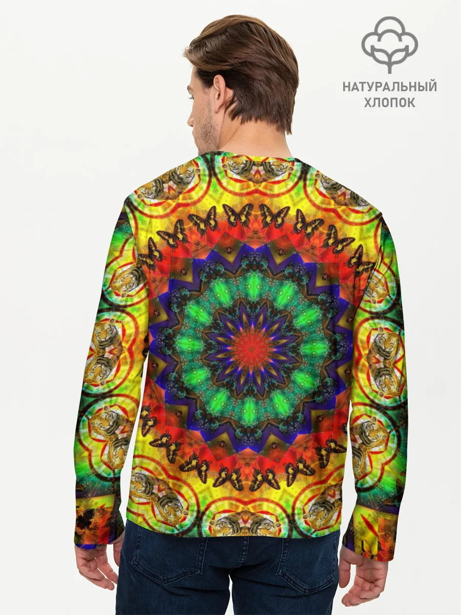 Мужской лонгслив базовый / Хиппи