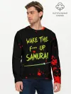 Мужской лонгслив базовый / WAKE THE F*** UP SAMURAI