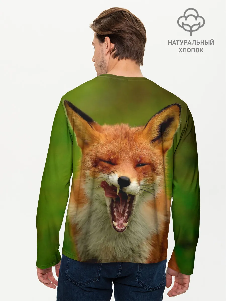 Мужской лонгслив базовый / Лисица