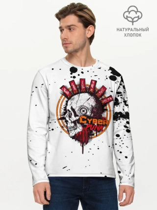 Мужской лонгслив базовый / Cyberpunk 2077