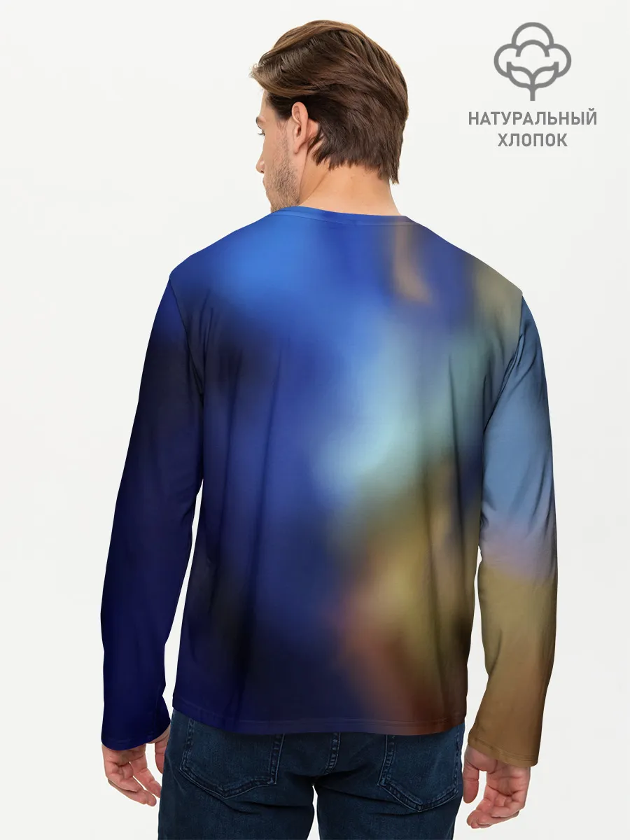 Мужской лонгслив базовый / Морской конёк
