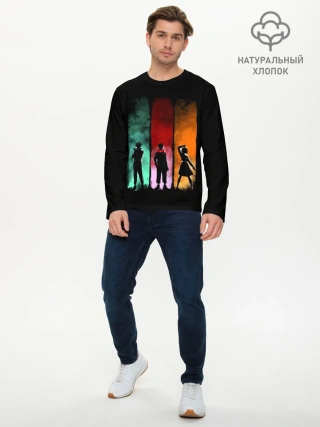 Мужской лонгслив базовый / Магическая Битва