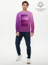 Мужской лонгслив базовый / Аметистовый закат