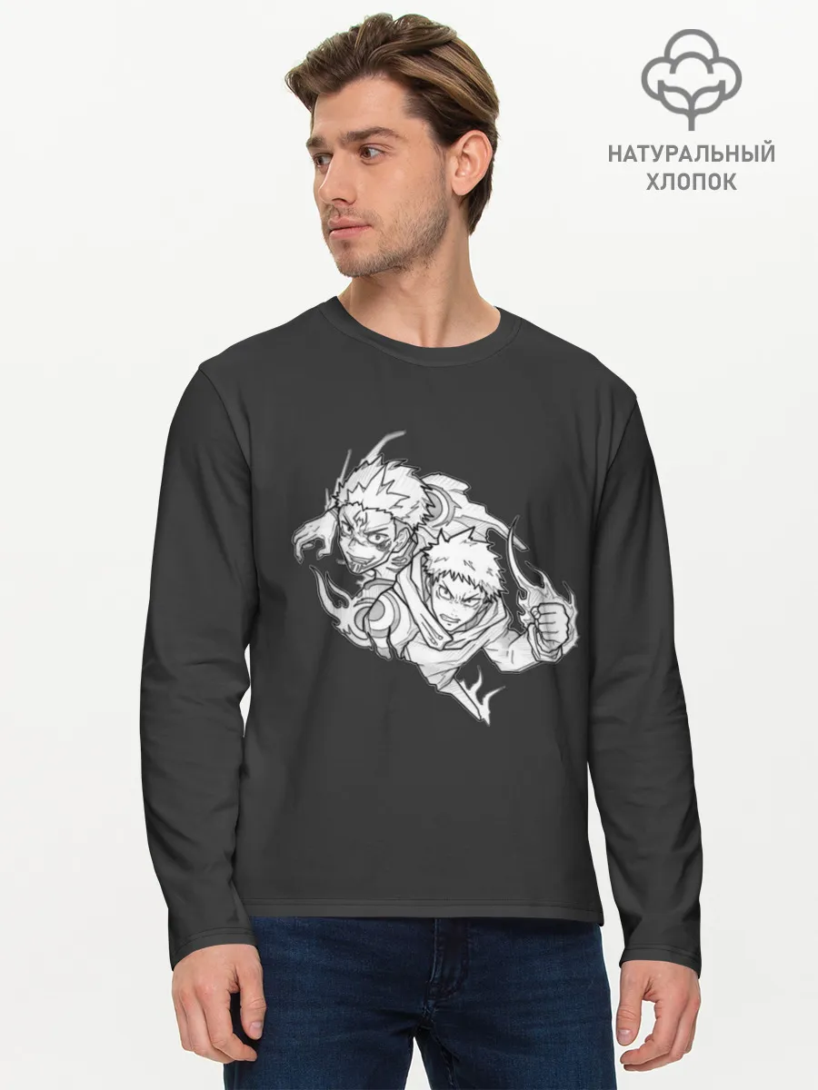 Мужской лонгслив базовый / Сукуна/Итадори