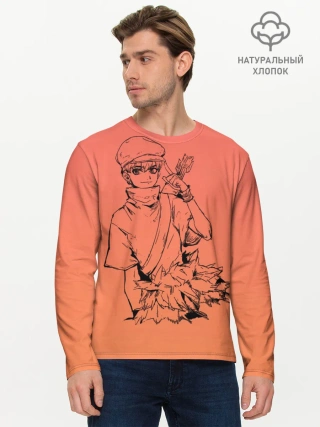 Мужской лонгслив базовый / Юкио