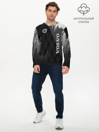 Мужской лонгслив базовый / Volvo