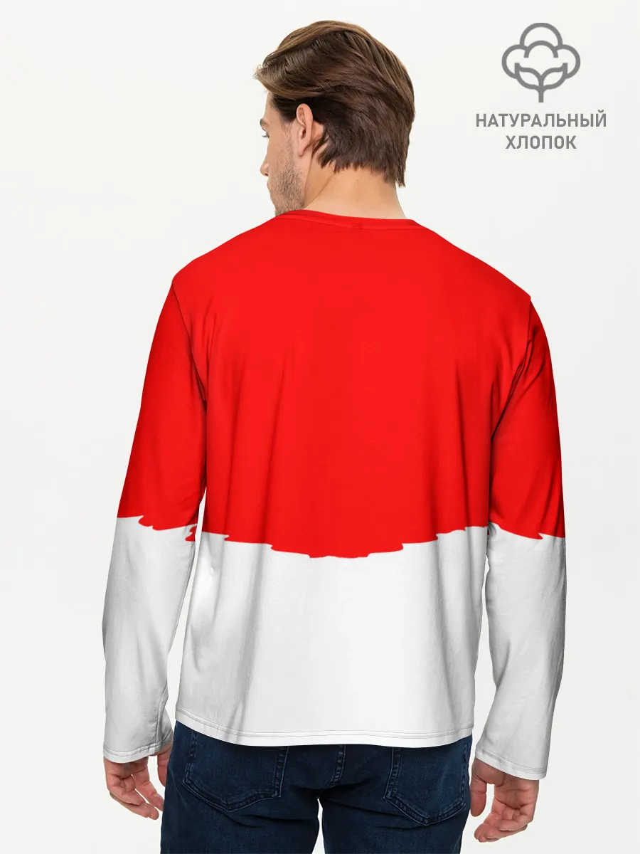 Мужской лонгслив базовый / многоголовый v love