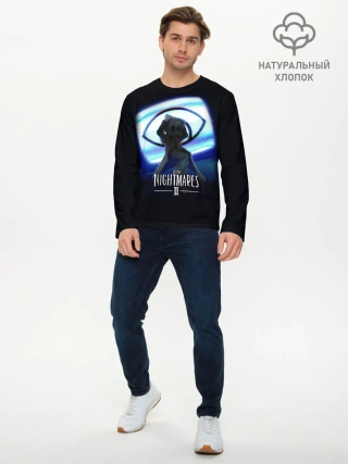 Мужской лонгслив базовый / Little Nightmares 2 MONO