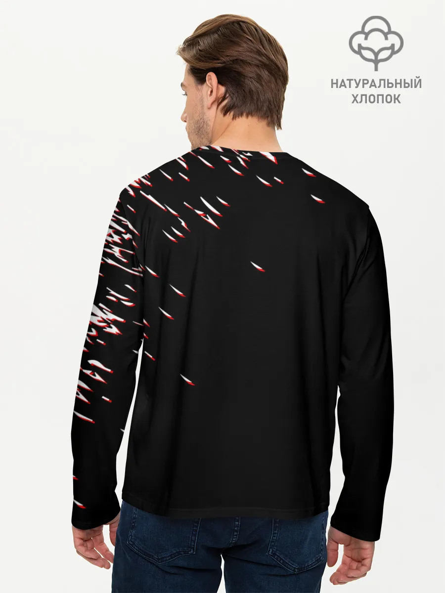 Мужской лонгслив базовый / Виктор Цой