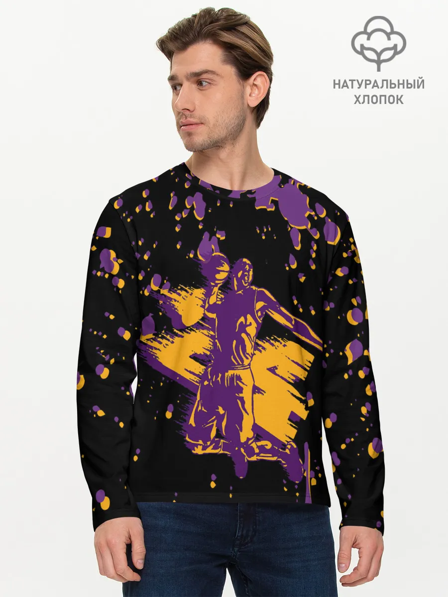 Мужской лонгслив базовый / Kobe Bryant.