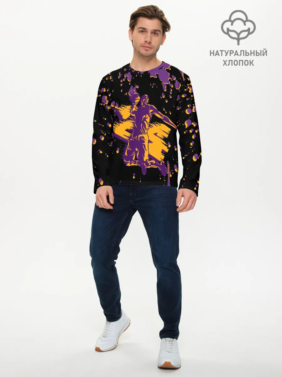 Мужской лонгслив базовый / Kobe Bryant.