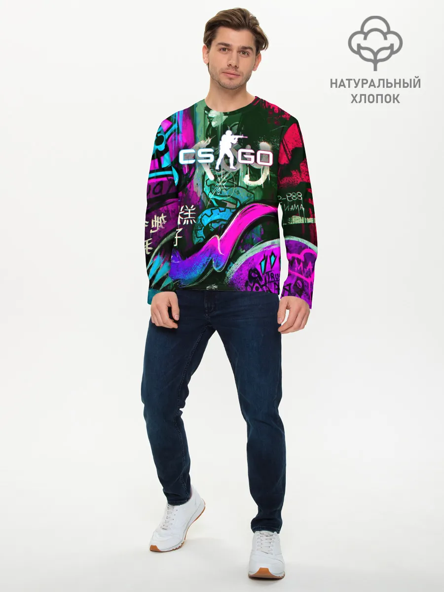 Мужской лонгслив базовый / Fever Dream | Горячечные грёзы