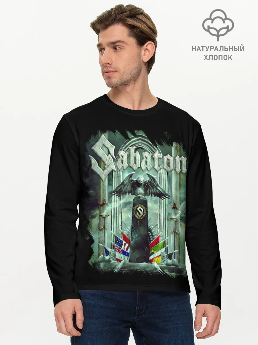 Мужской лонгслив базовый / SABATON