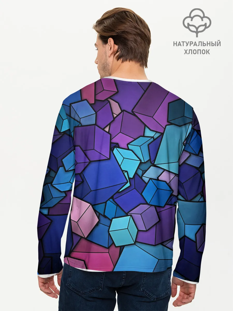 Мужской лонгслив базовый / Vector-Shape