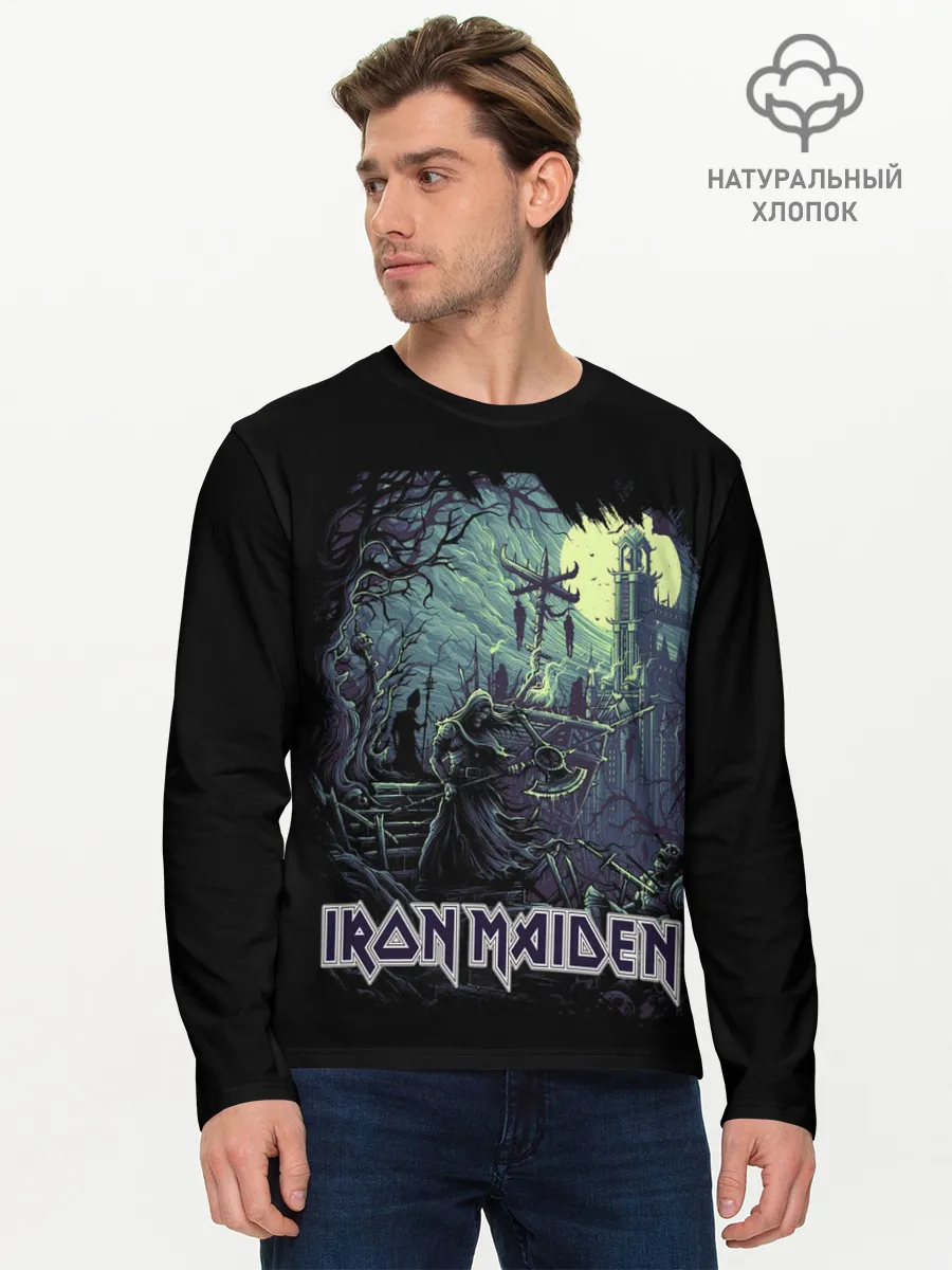 Мужской лонгслив базовый / IRON MAIDEN