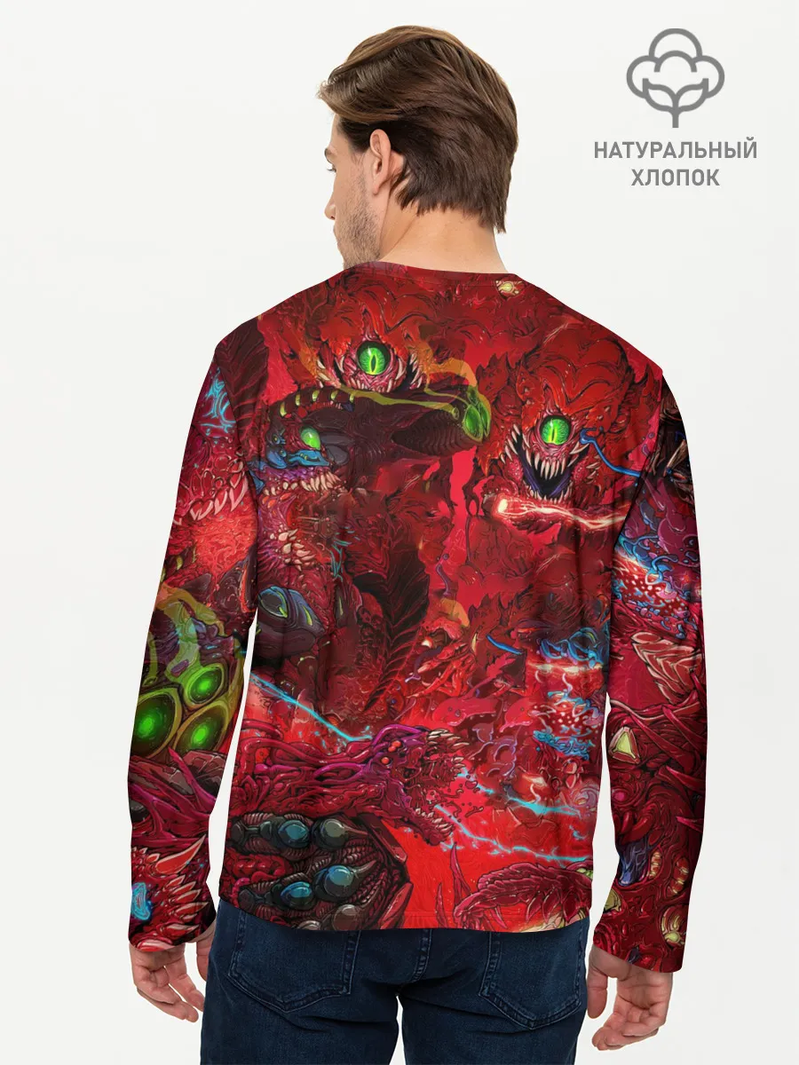 Мужской лонгслив базовый / Doom | Палач Рока