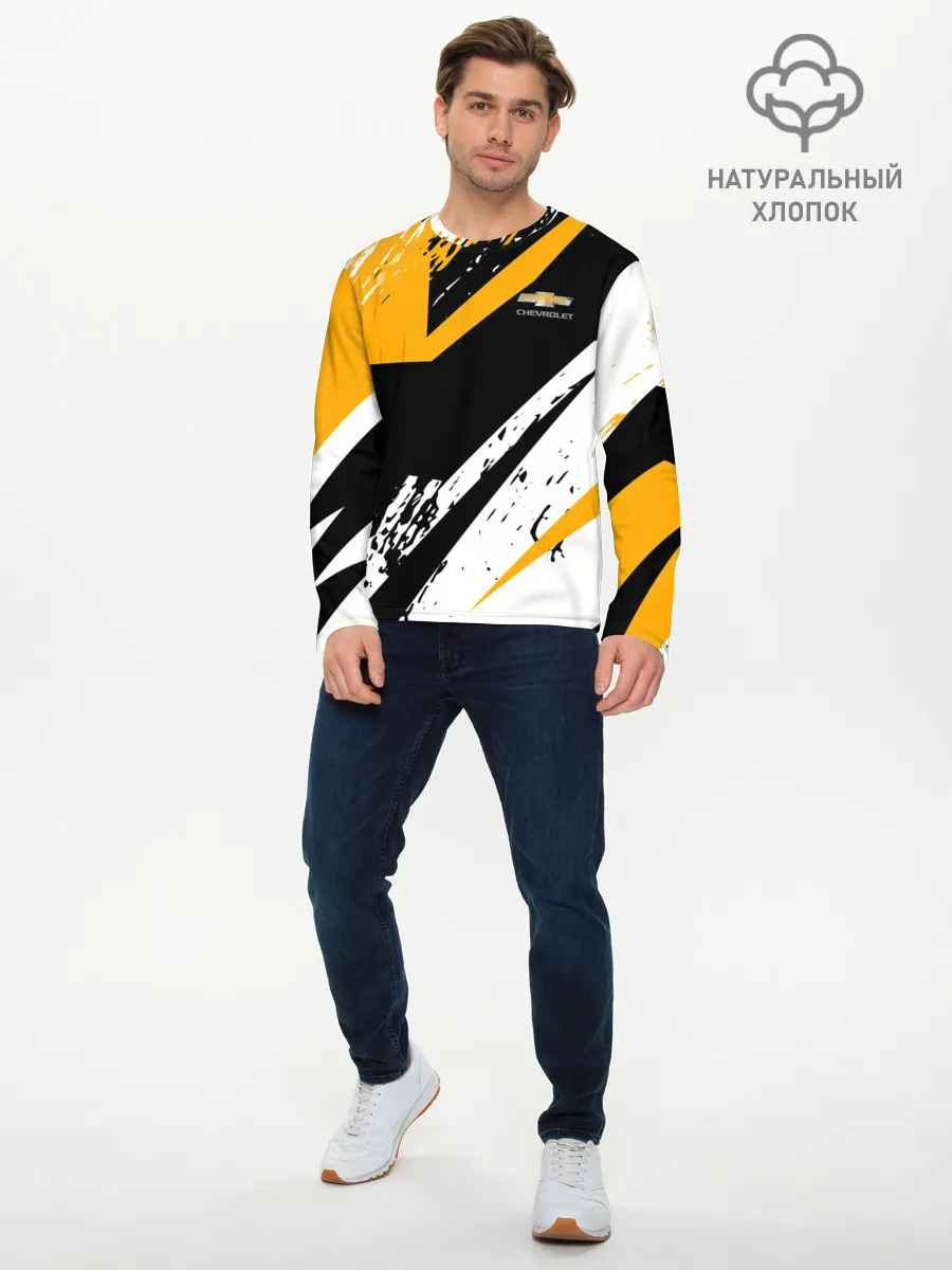 Мужской лонгслив базовый / Chevrolet