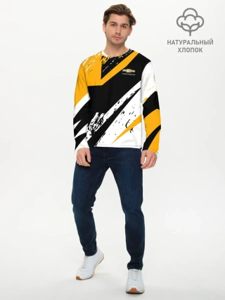 Мужской лонгслив базовый / Chevrolet