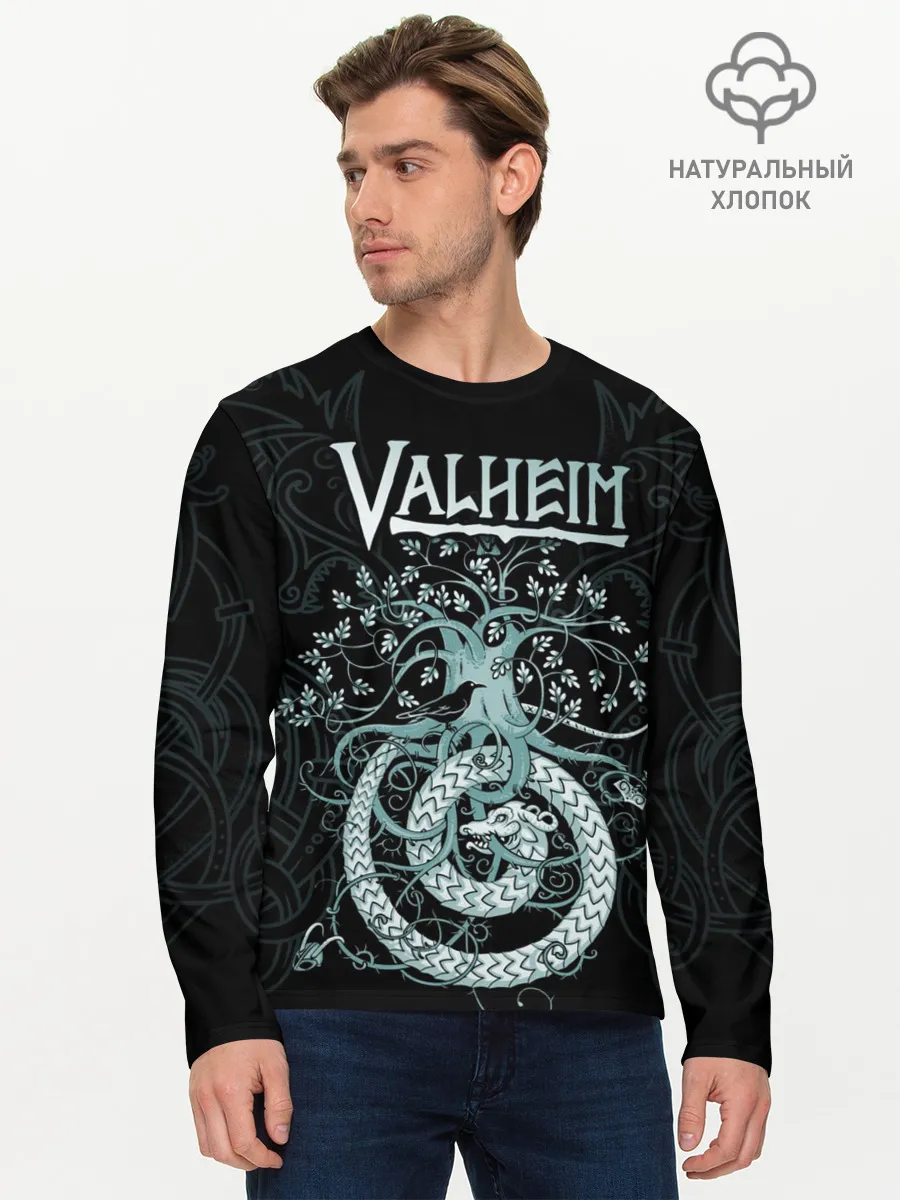 Мужской лонгслив базовый / Valheim