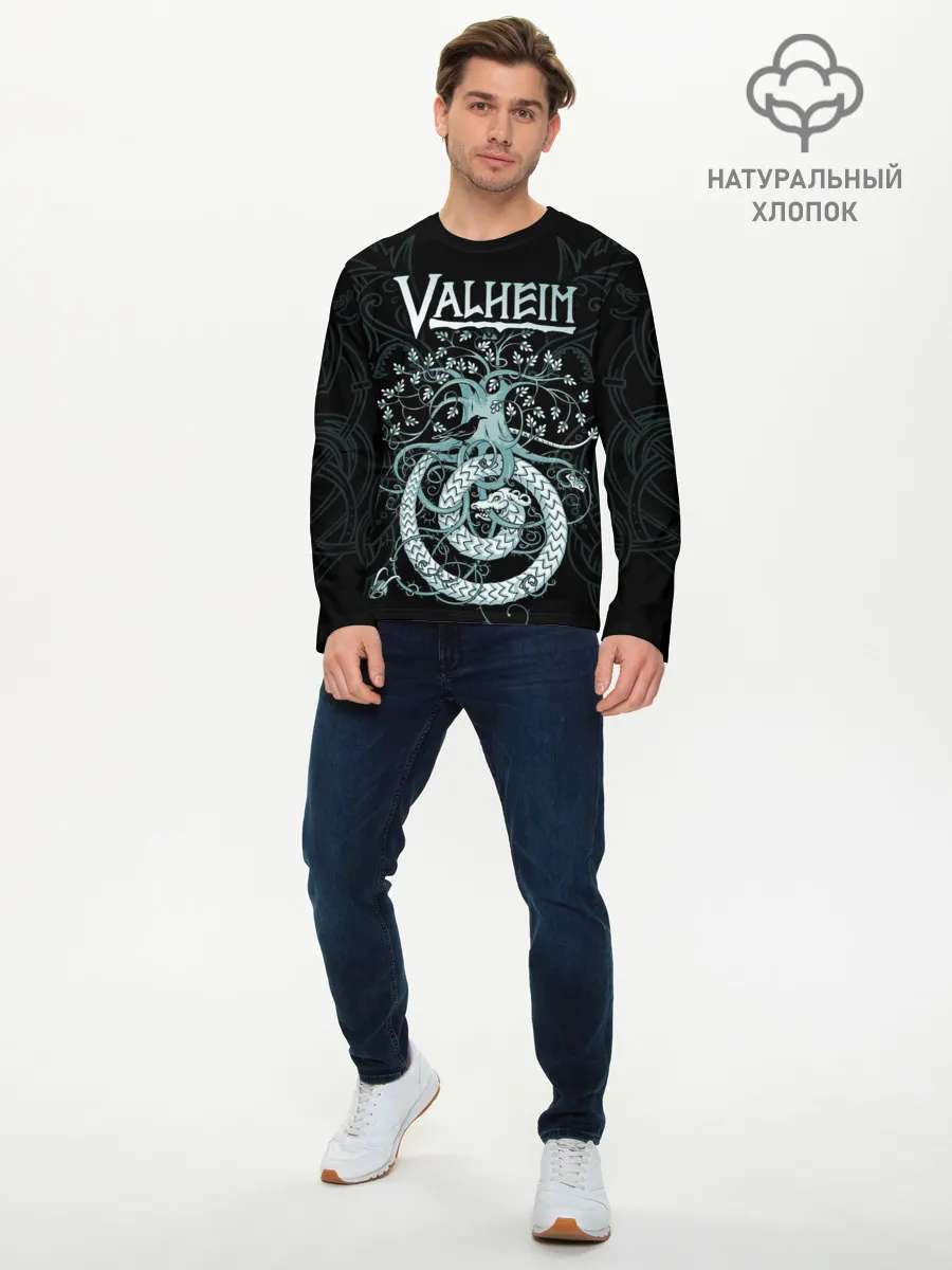 Мужской лонгслив базовый / Valheim