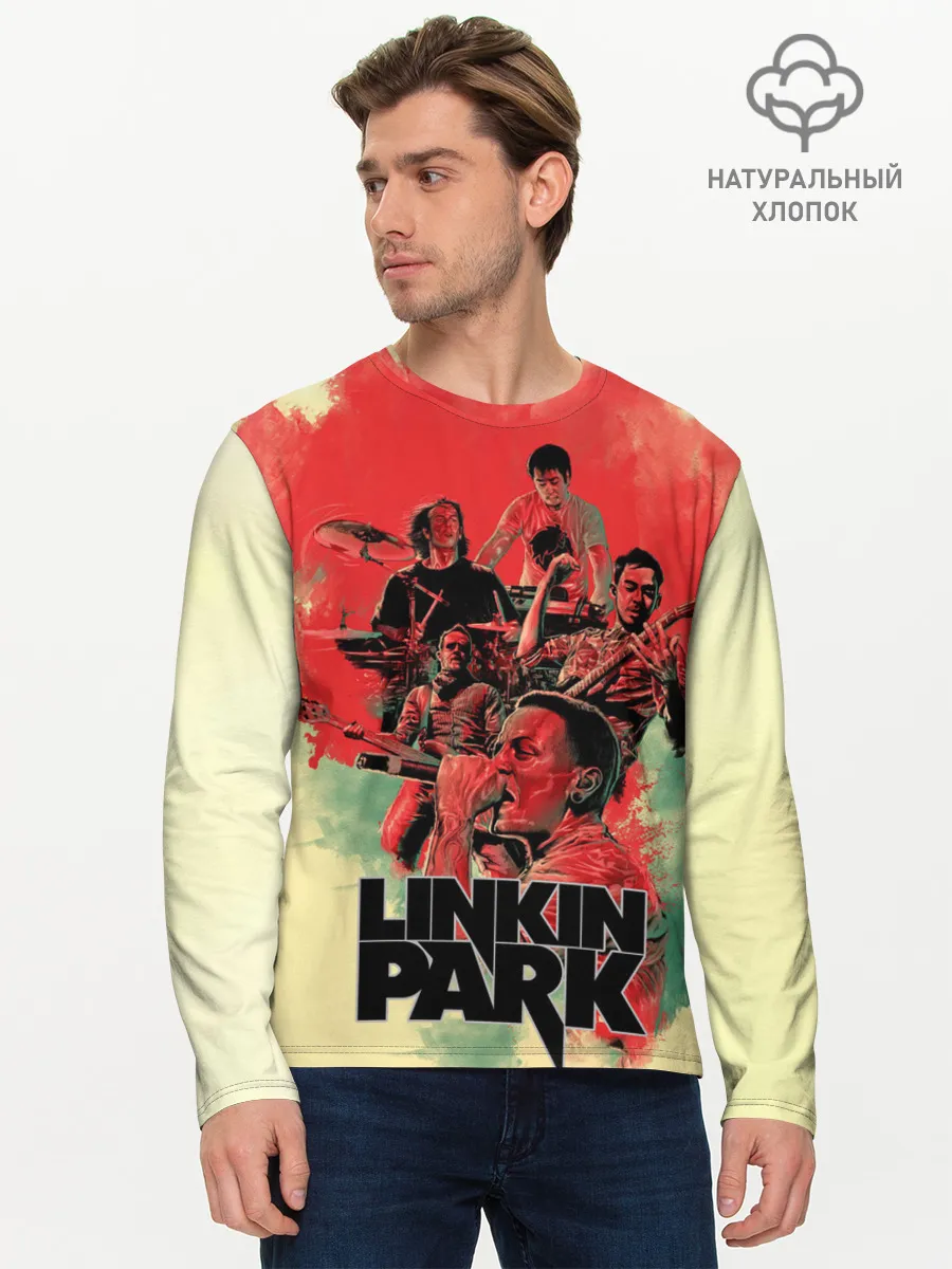 Мужской лонгслив базовый / LINKIN PARK