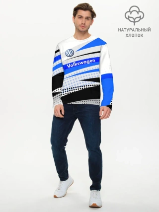 Мужской лонгслив базовый / Volkswagen