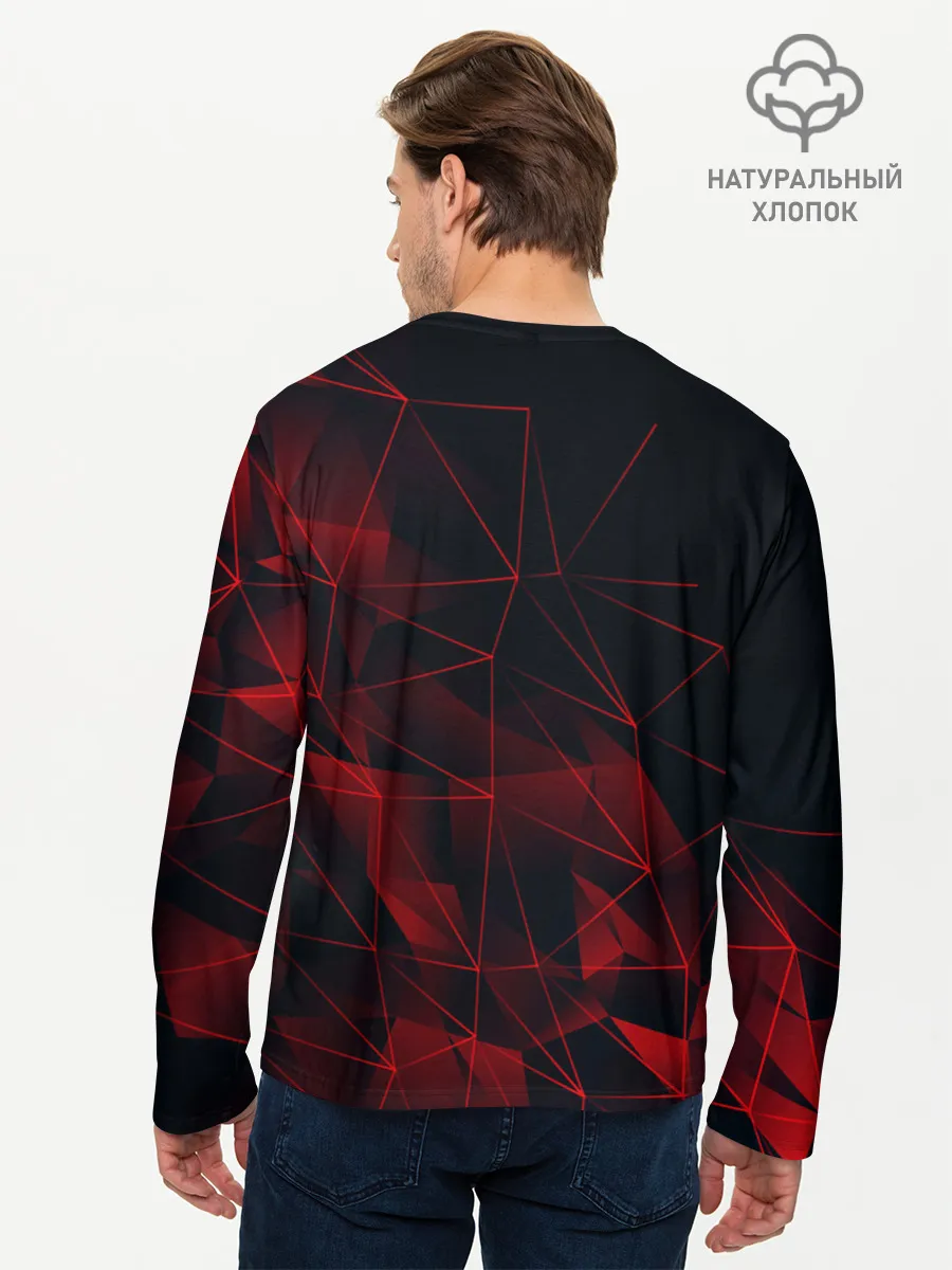 Мужской лонгслив базовый / Mitsubishi