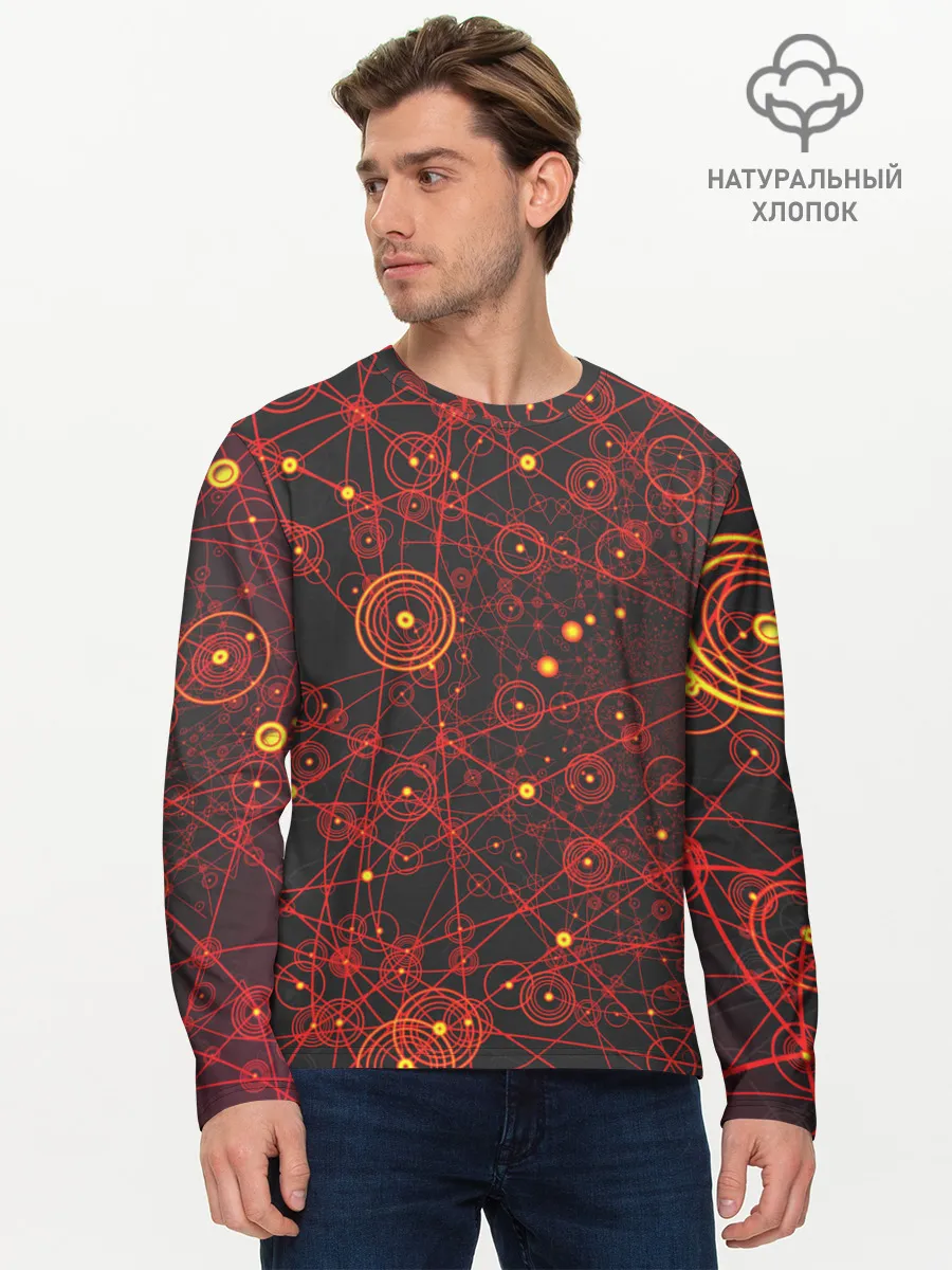 Мужской лонгслив базовый / Данные сети