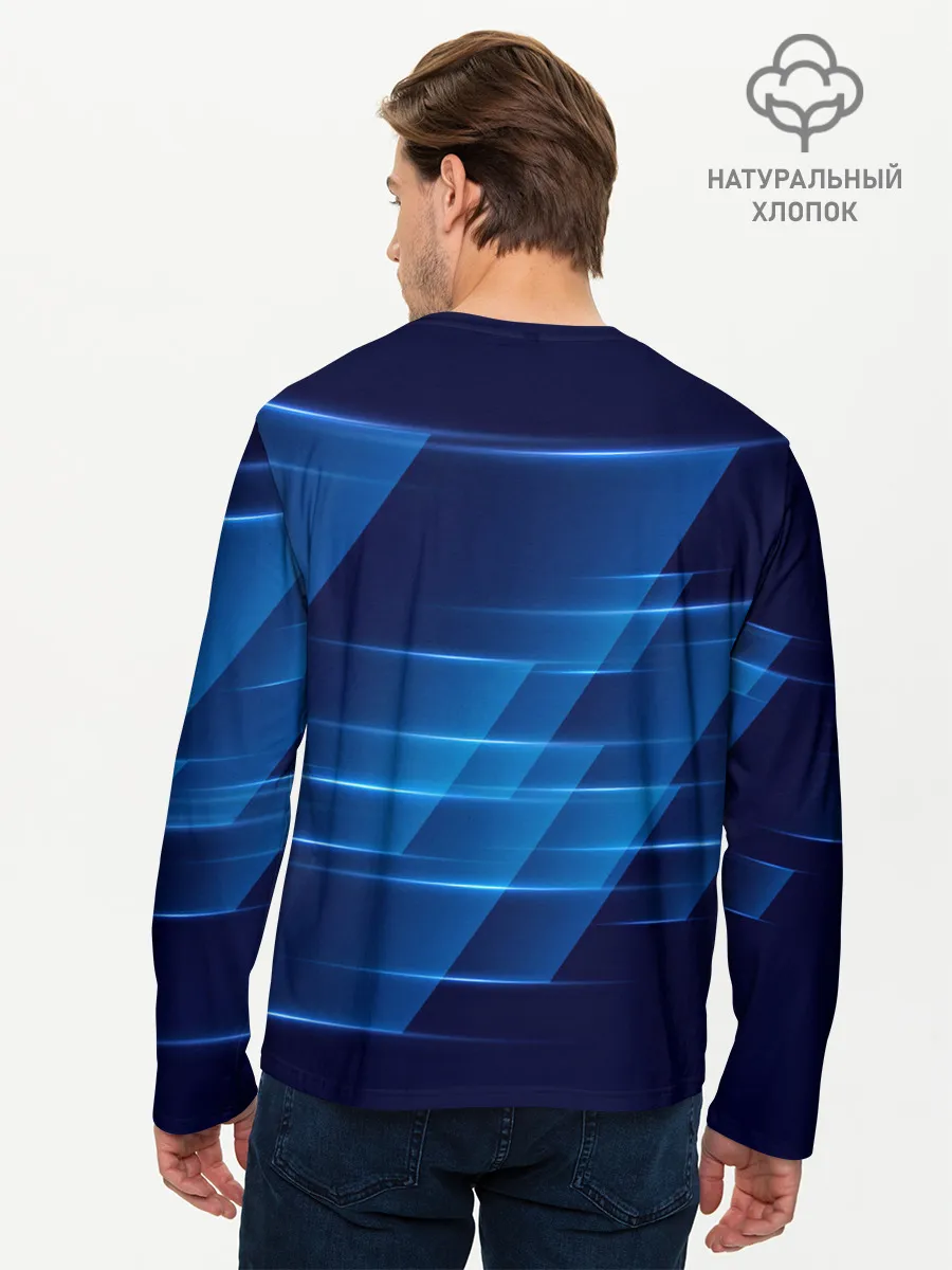 Мужской лонгслив базовый / Nissan