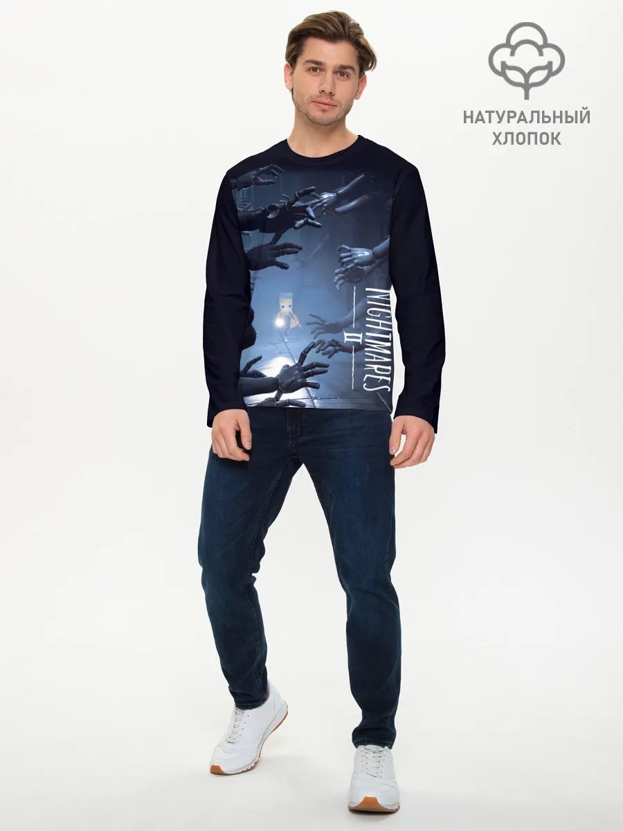 Мужской лонгслив базовый / Little Nightmares