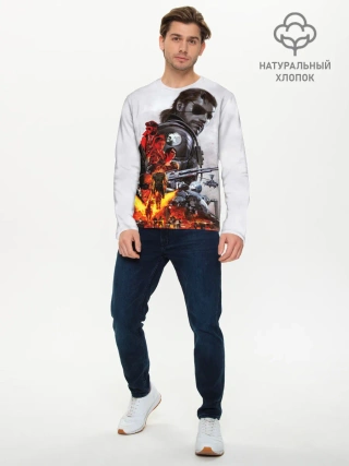 Мужской лонгслив базовый / Metal Gear