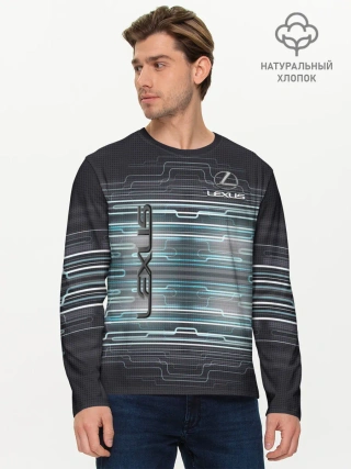 Мужской лонгслив базовый / Lexus
