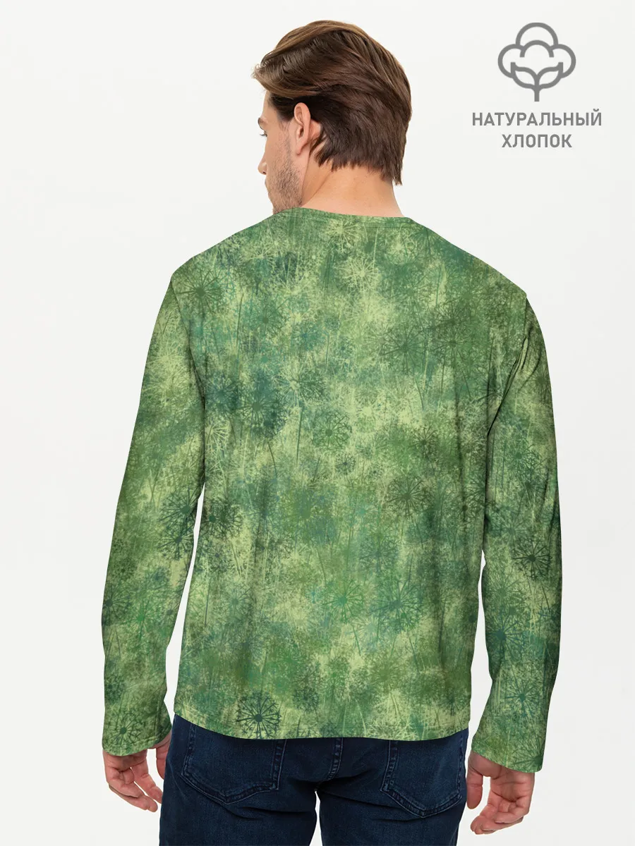 Мужской лонгслив базовый / Одуванчики