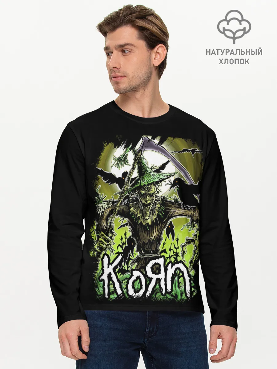 Мужской лонгслив базовый / KoЯn