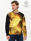 Мужской лонгслив базовый / БИТКОИН ЗОЛОТО | BITCOIN GOLD